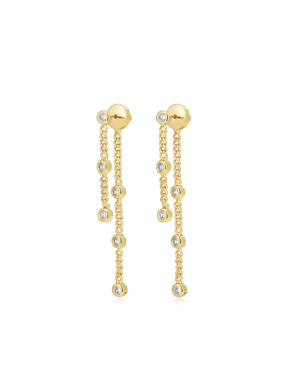 The Estelle Double Chain Studs