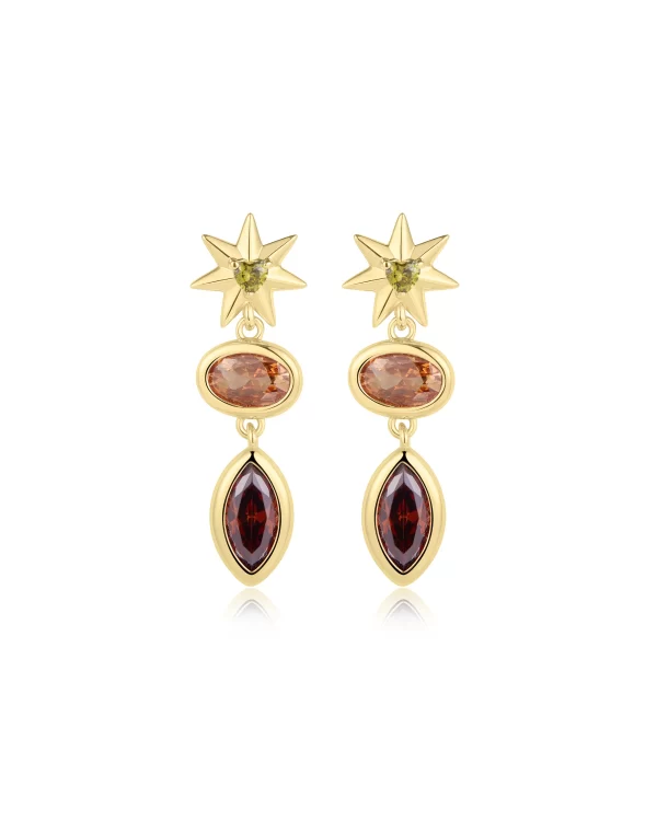 The Starry Stone Studs